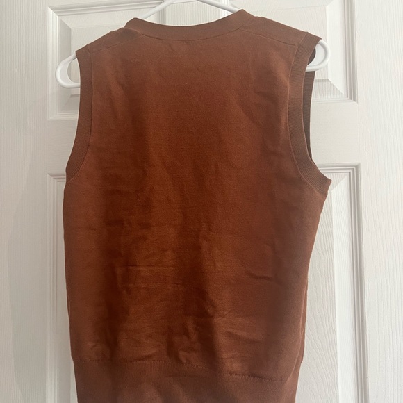 Babaton sweater vest with gold buttons - Picture 2 of 2